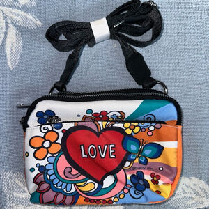 NWOT Brighton Power of Love Crossbody Belt Bag 70s Inspired